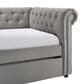 Crown Mark Ellie Daybed with Trundle in Gray, , large