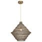 Uttermost Sigh 1-Light Pendant in Antique Brass, , large