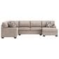 ASHLEY Seyler Lane 3-Piece Sectional with Chaise in Hemp, , large