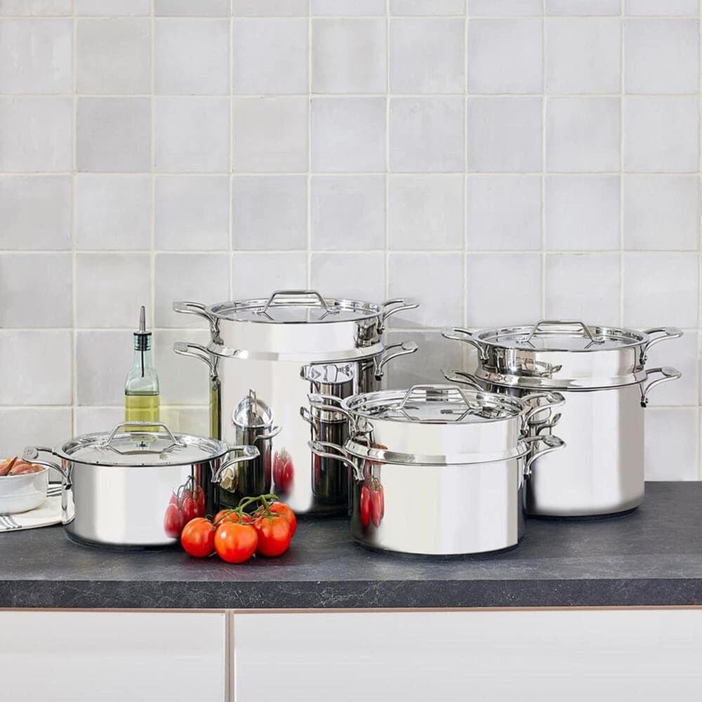 All-Clad Simply Strain 12-Quart Multipot with Insert in Stainless Steel, , large