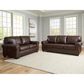 Ashley Colleton Stationary Sofa and Loveseat Set in Dark Brown, , large