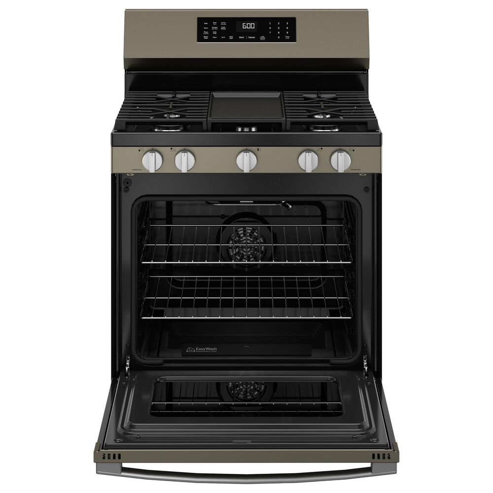 GE Appliances 30&quot; Freestanding Gas Convection Range in Fingerprint Resistant Slate, , large