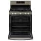 GE Appliances 30" Freestanding Gas Convection Range in Fingerprint Resistant Slate, , large