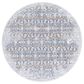 Safavieh Craft CFT939F 6"7" Round Grey and Gold Area Rug, , large