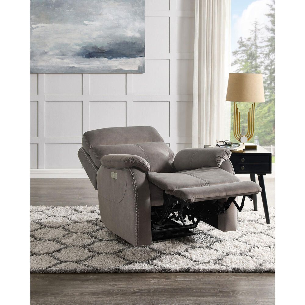 Steve Silver Surrey Power Recliner in Taupe, , large