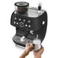 SMEG Espresso Manual Coffee Machine with Grinder in Matte Black, , large