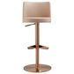 Tov Furniture Loosha Adjustable Bar Stool in Cafe Au Lait, , large
