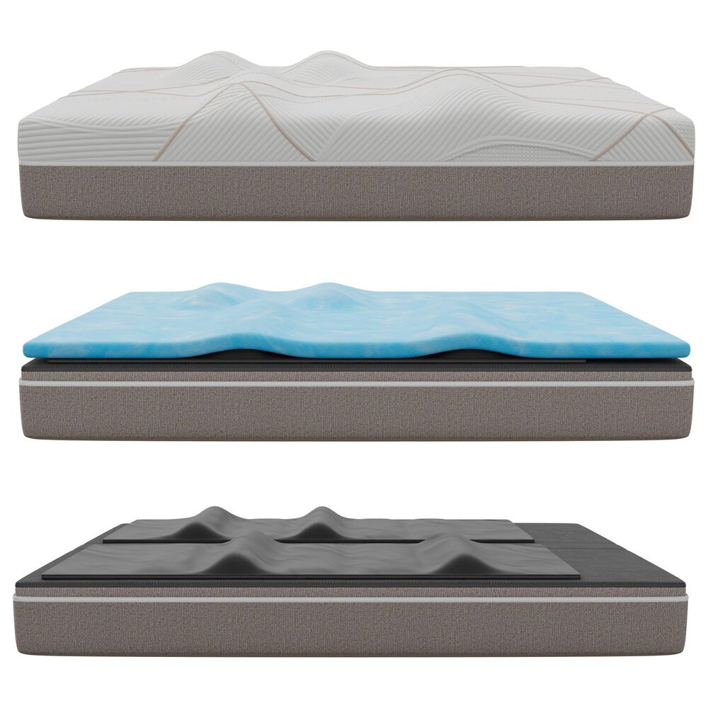 Hearth and Haven GhostBed Massage Hybrid Medium Twin XL Mattress, , large