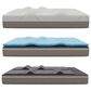 Hearth and Haven GhostBed Massage Hybrid Medium Twin XL Mattress, , large