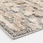 Central Oriental House Knox 5" x 7"3" Dark Grey and Light Grey Area Rug, , large
