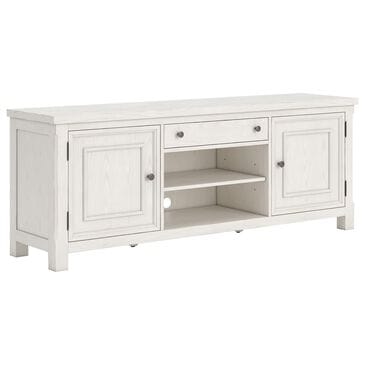 Ashley Robbinsdale 72" Extra Large TV Stand in Antique White, , large