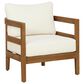 Linon Home Decor Breton Patio Arm Chair in Beige, , large