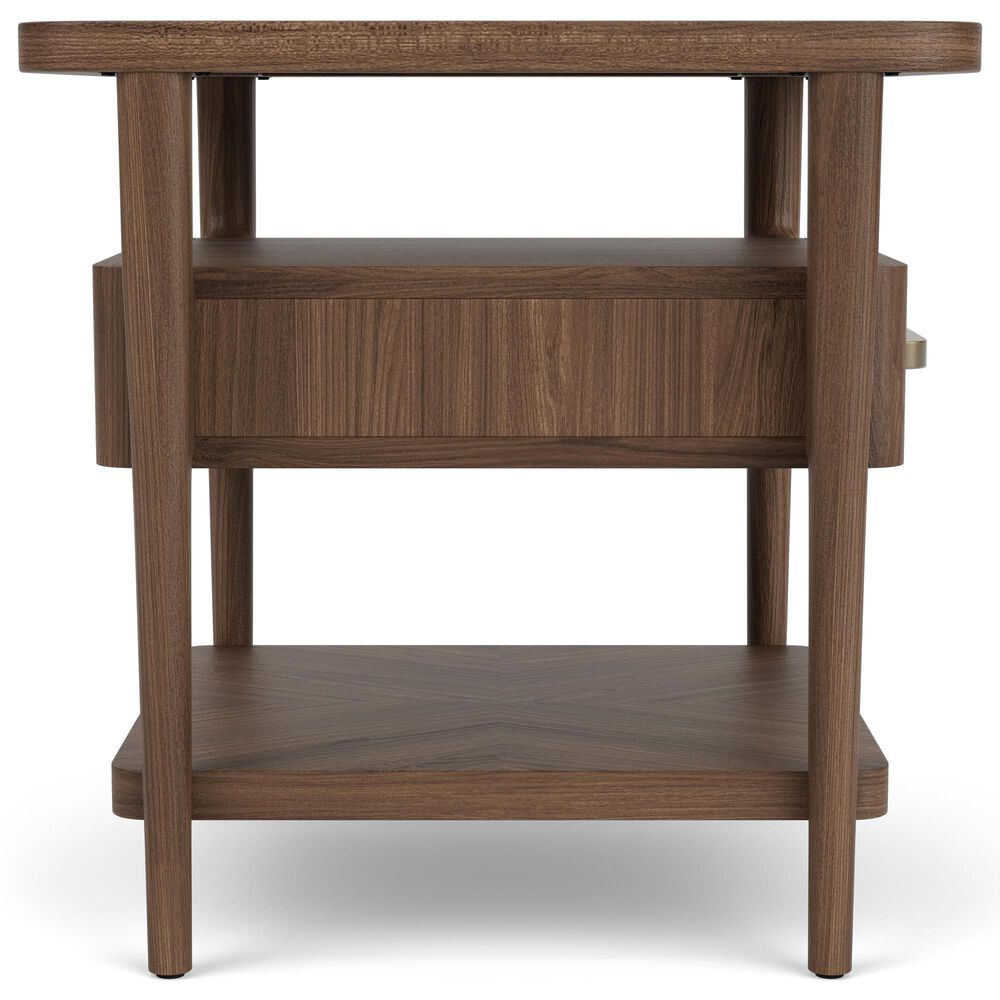 Riverside Furniture Delia End Table in Nouveau Walnut, , large