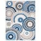 Safavieh Cabana CBN382G 6"7" x 9" Grey and Blue Indoor/Outdoor Area Performance Rug, , large