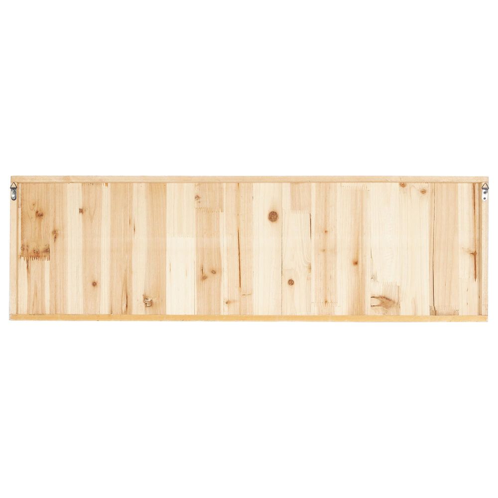 Maple and Jade Lakehouse 11&quot; x 36&quot; Wall Sign in White, Turquoise, Red and Gold, , large