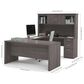 Bestar Logan U-Shaped Desk in Bark Gray, , large
