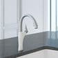 Blanco Artona Pull-Down Kitchen Faucet 1.5 GPM in PVD Steel and White, , large