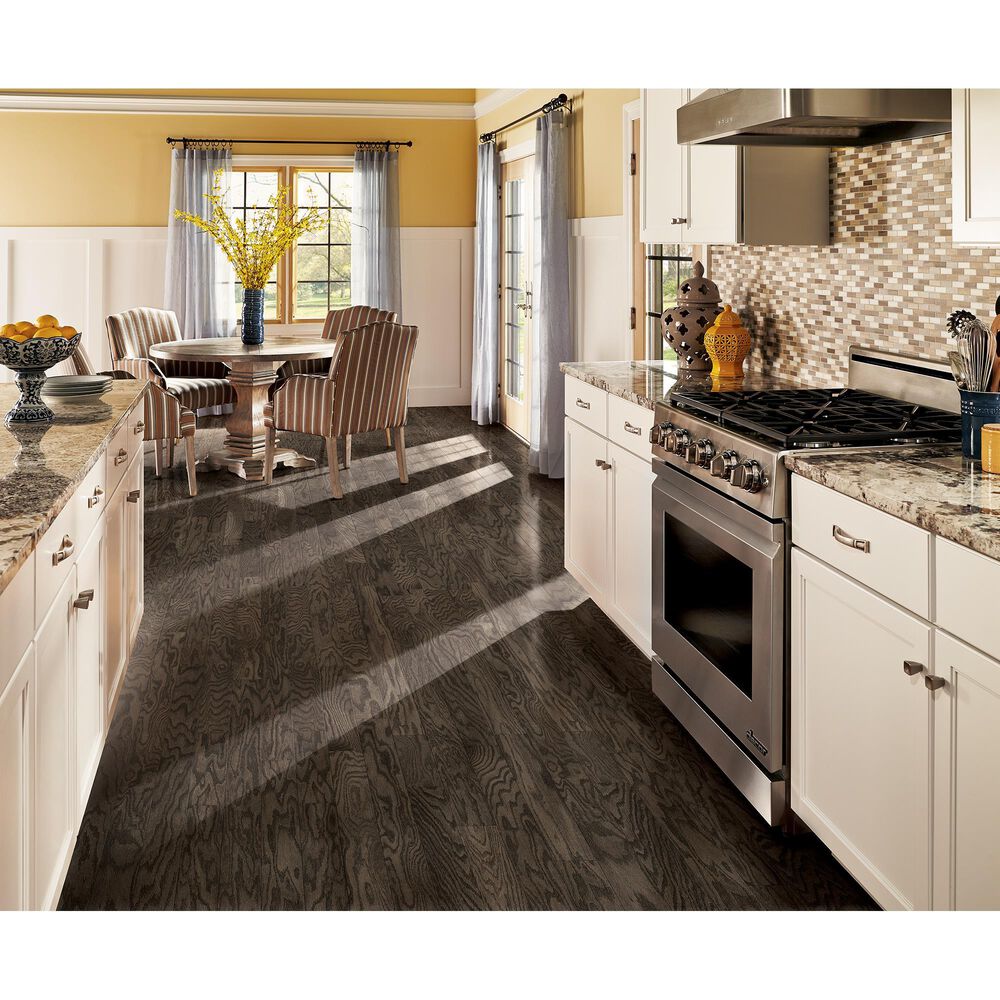 Hartco Prime Harvest Oceanside Gray 3&quot; Oak Engineered Hardwood, , large