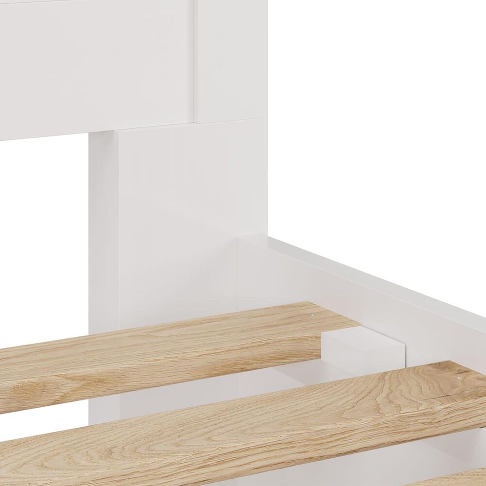 Urban Home Grace Queen 4-Drawer Platform Storage Bed in Snowfall White and Black, , large