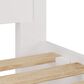 Urban Home Grace Queen 4-Drawer Platform Storage Bed in Snowfall White and Black, , large