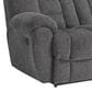 Ashley Foreside Manual Reclining Sofa in Charcoal, , large