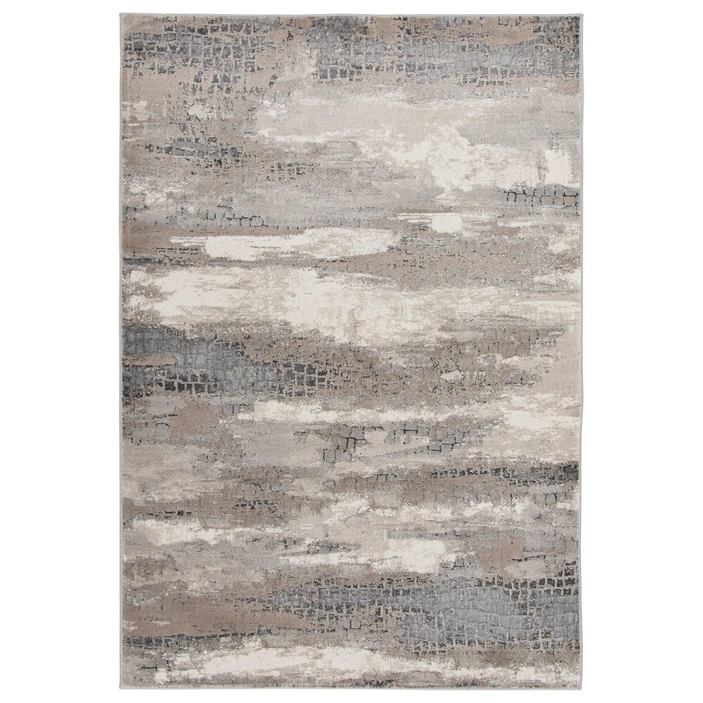 Central Oriental Clearwater Roslyn 5" x 7"6" Biscuit and Multicolor Area Rug, , large