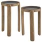 Ashley Jossor 2-Piece Bunching End Table in Natural Brown and Light Brown, , large