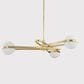 Troy Lighting Kyomi 6-Light Chandelier in Vintage Brass, , large