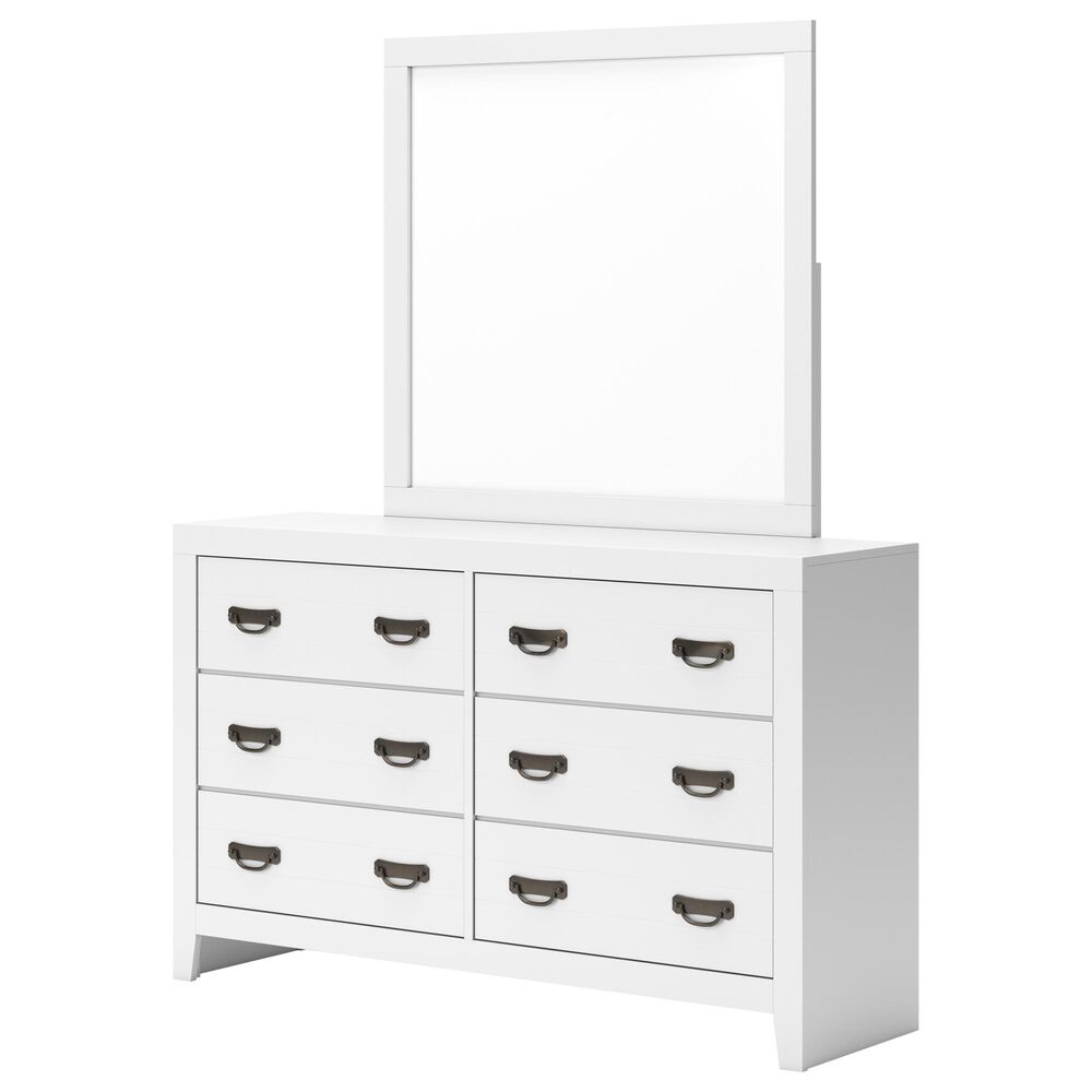 Ashley Binterglen 4-Piece Queen Panel Bedroom Set in White, , large