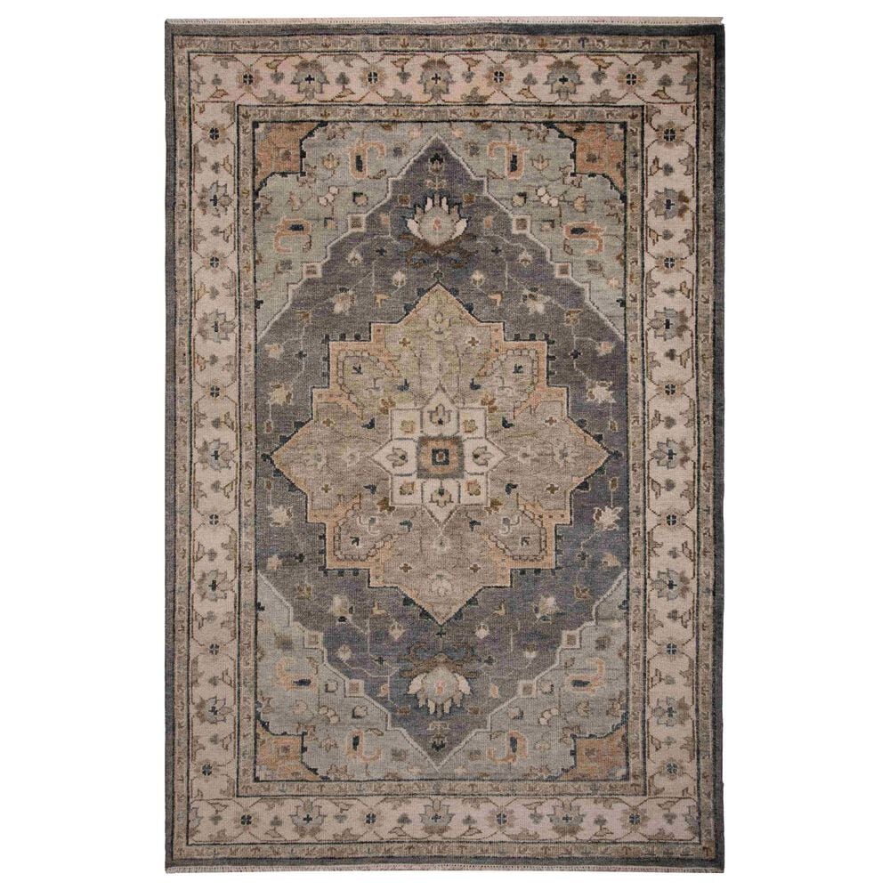 RIZZY Hallmark Gray 8" x 10" Area Rug, , large