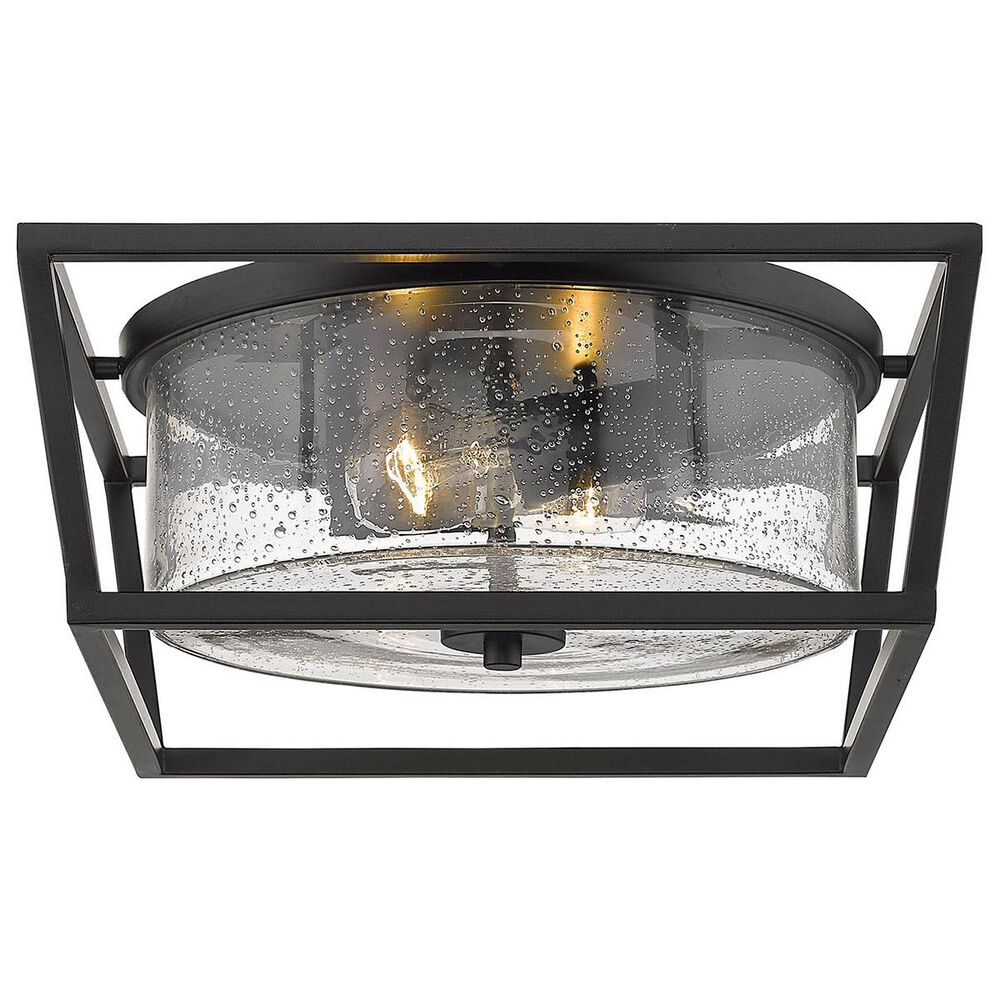 Golden Lighting Mercer Flush Mount in Matte Black, , large
