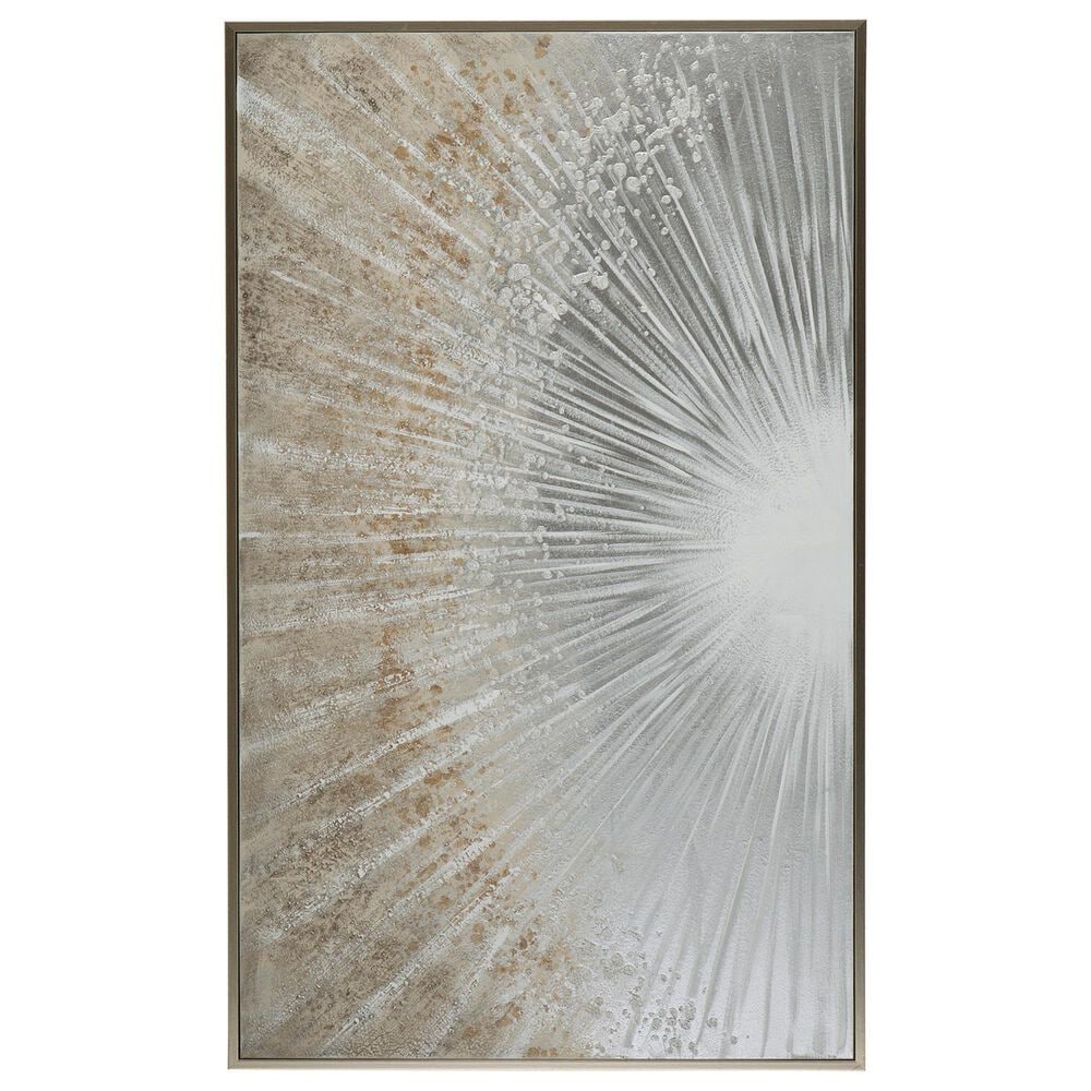 Ashley Waldard 60" x 36" Wall Art in Gray, Taupe and White, , large