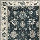 RIZZY Ashton 9" x 12" Charcoal and Ivory Area Rug, , large