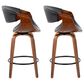 LumiSource Symphony 26" Counter Stool in Walnut and Black (Set of 2), , large