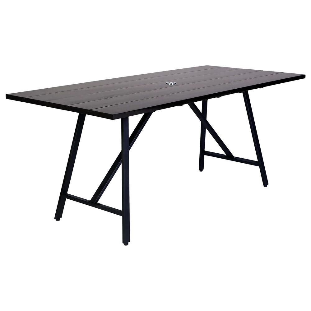 Blue River Koala and Calica 5-Piece Patio Dining Set in Black, Gray and Dark Eucalyptus, , large