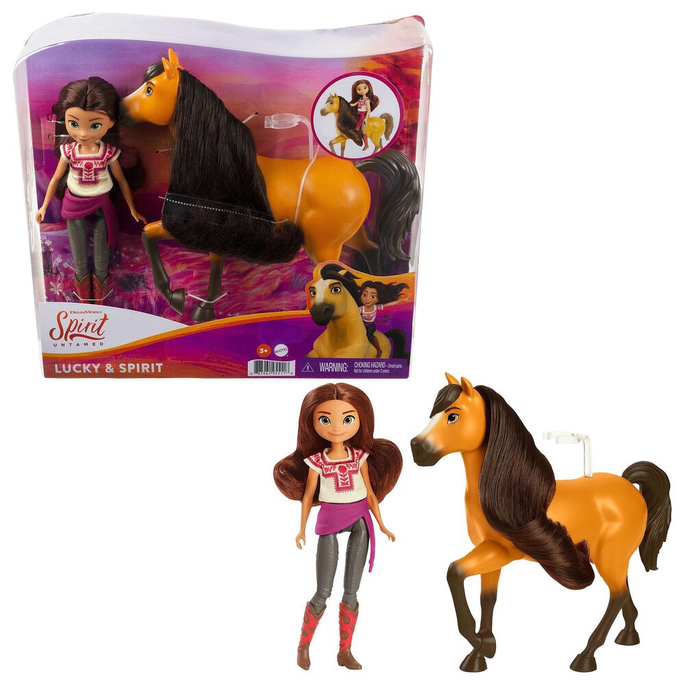 Spirit Untamed Lucky Doll and Spirit, , large