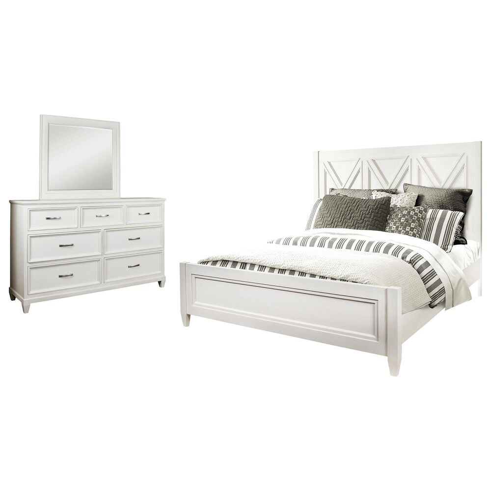 Shannon Hills Osborne 3-Piece King Bedroom Set in Winter White, , large