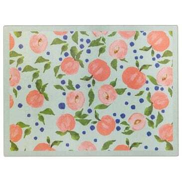 Boston International Large Peaches Charcuterie Board in Soft Mint Green, Peach, Green and Blue, , large