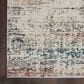 Nourison Rustic Textures Light Grey and Multicolor 6" x 9" Area Rug, , large