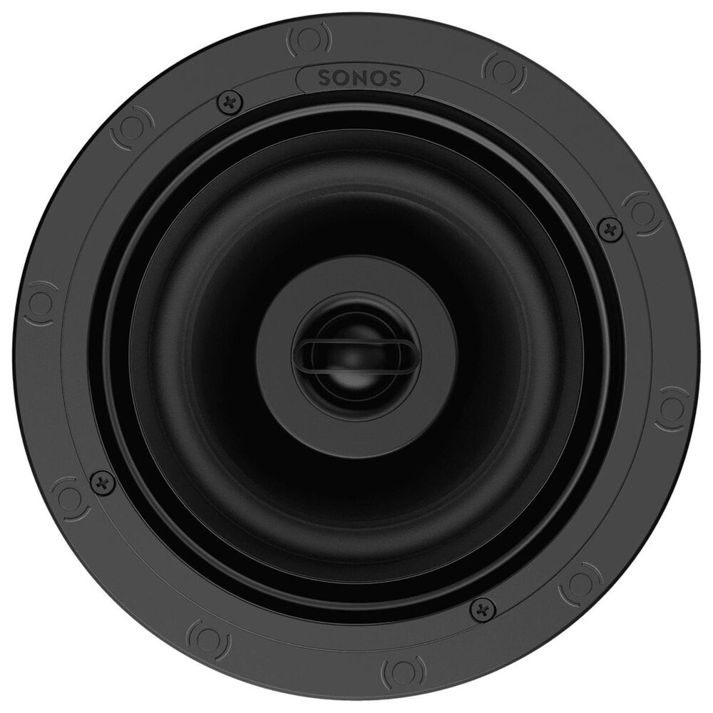 SONOS Architectural 6.5&quot; Passive 2-Way In-Ceiling Speaker Pair in White, , large