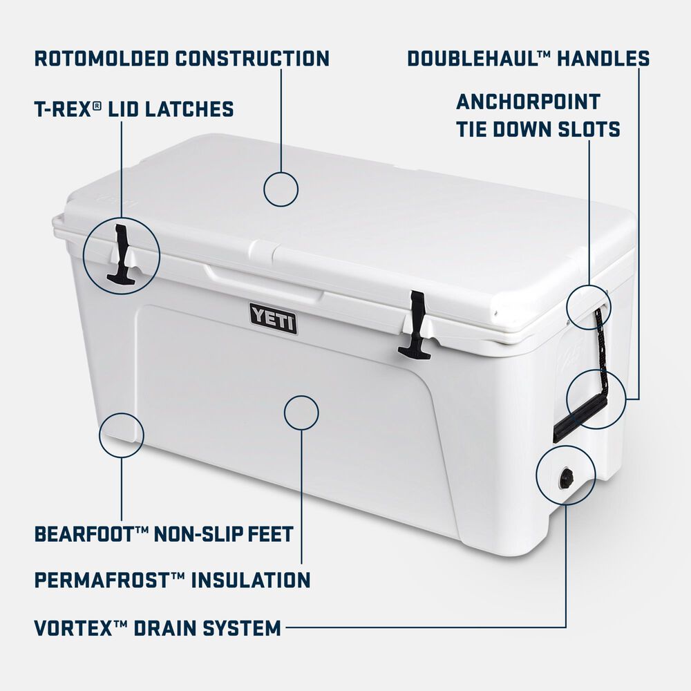 YETI Tundra 125 Hard Cooler in White, , large