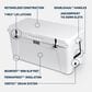 YETI Tundra 125 Hard Cooler in White, , large