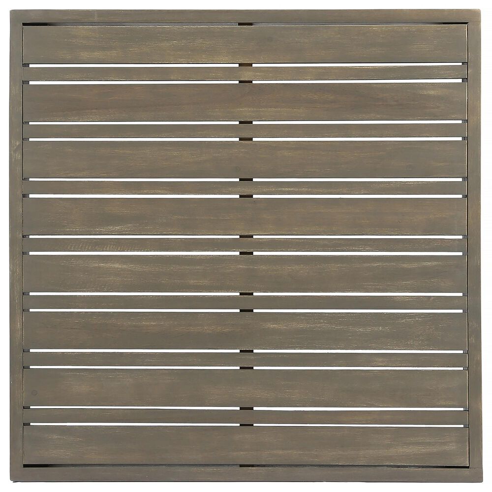 Hearth and Haven Brava Outdoor Corner Bench with Coffee Table in Dark Gray, , large