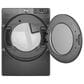 Whirlpool 7.4 cu. ft. Smart Front Load Electric Dryer with Wrinkle Shield Option in Volcano Black, , large