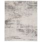 Nourison Rush 6" Round Ivory and Beige Area Rug, , large