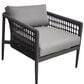 Lloyd Flanders Messina 3-Piece Patio Conversation Set in Matte Charcoal and Cast Slate, , large