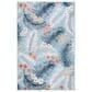 Safavieh Cabana CBN451J 5"1" x 7"6" Aqua and Ivory Indoor/Outdoor Area Performance Rug, , large