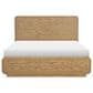 St Claire Home Margot Queen Platform Panel Bed in Desert Oak and Cloud White, , large