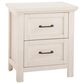 Eastern Shore Westfield Full Panel Platform Panel Bed and Nightstand in Brushed White, , large