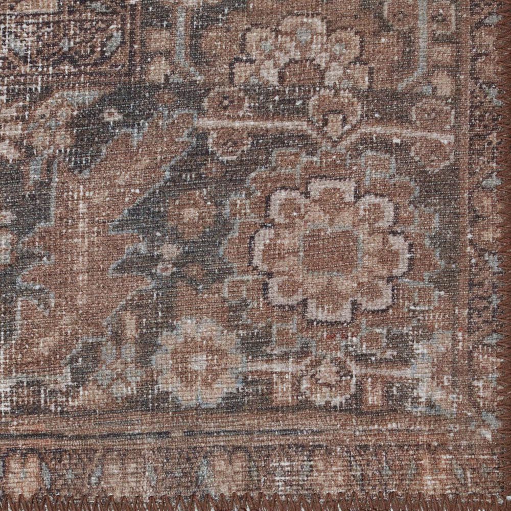 Jaipur Harman Minita 5&#39; x 7&#39;6&quot; Coffee Liqueur, Trellis, Blue Graphite, Lead Gray and Toasted Coconut Area Rug, , large
